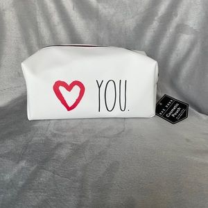 Rae Dunn HEART YOU Cosmetic Pouch